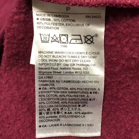 🌟Gap🌟Ladies Pullon Hoodie Sz S - Picture 4 of 4